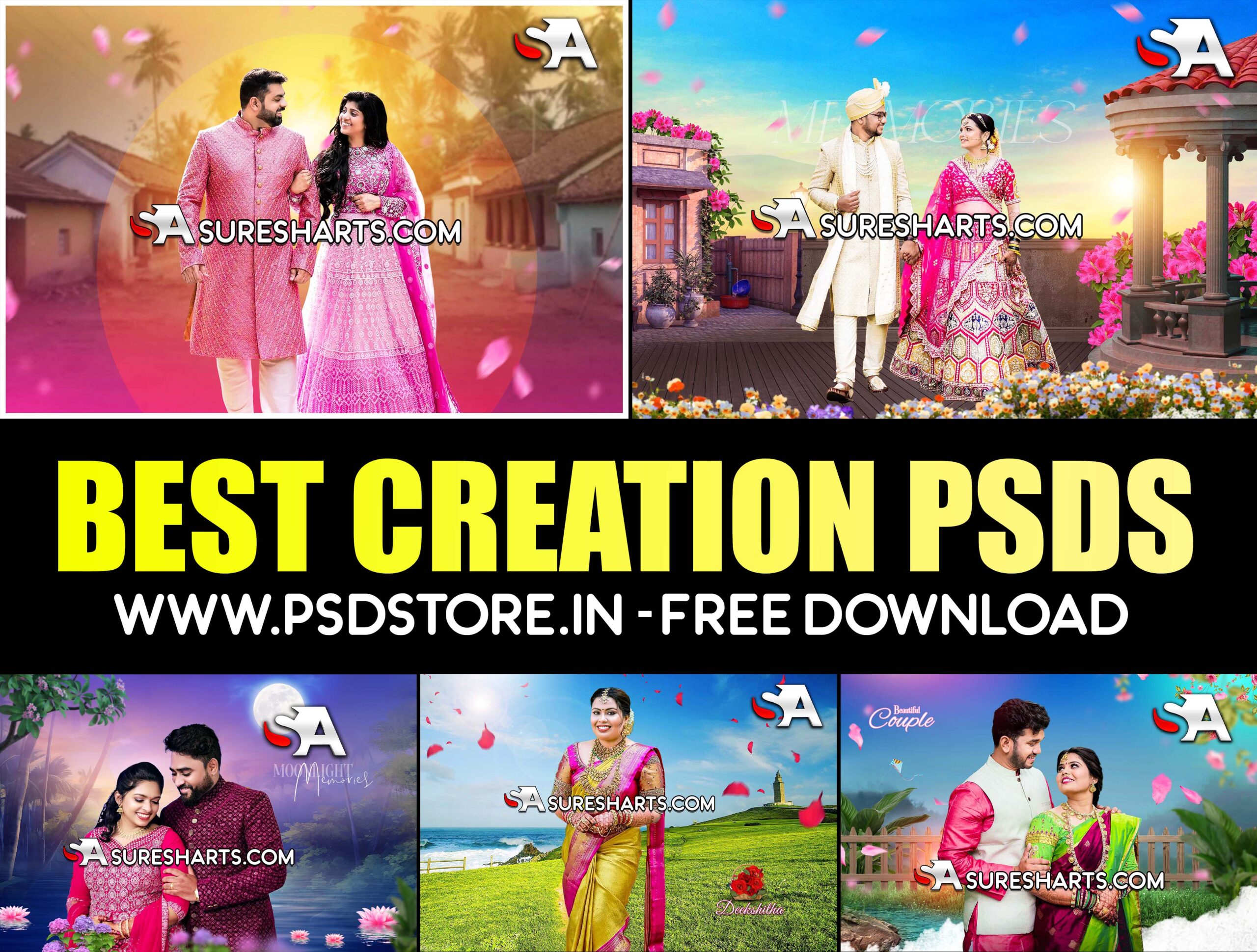 Wedding Photo Album Creation PSDs-Free Download