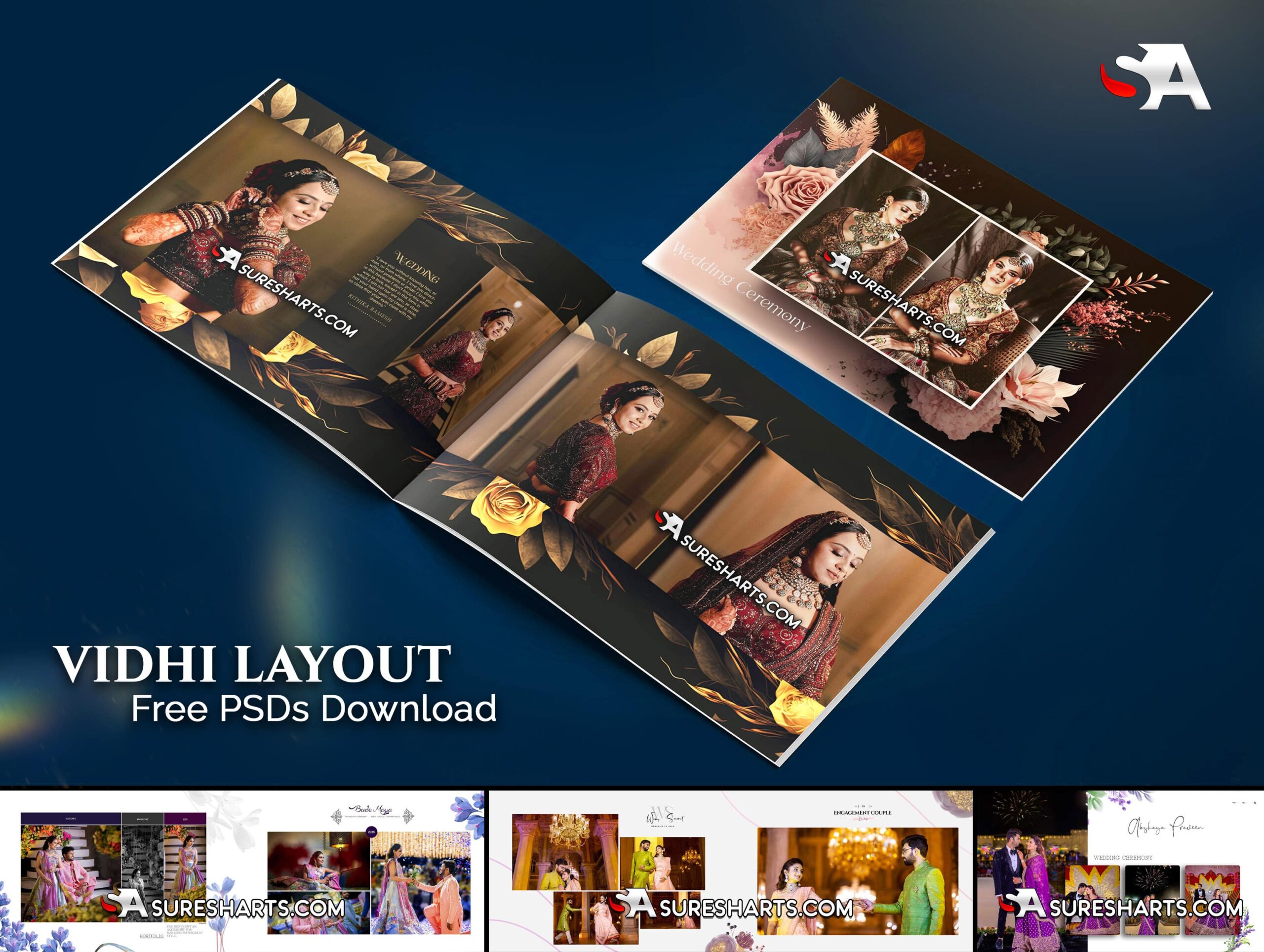 New Vidhi Album Layout PSDs-Free Download