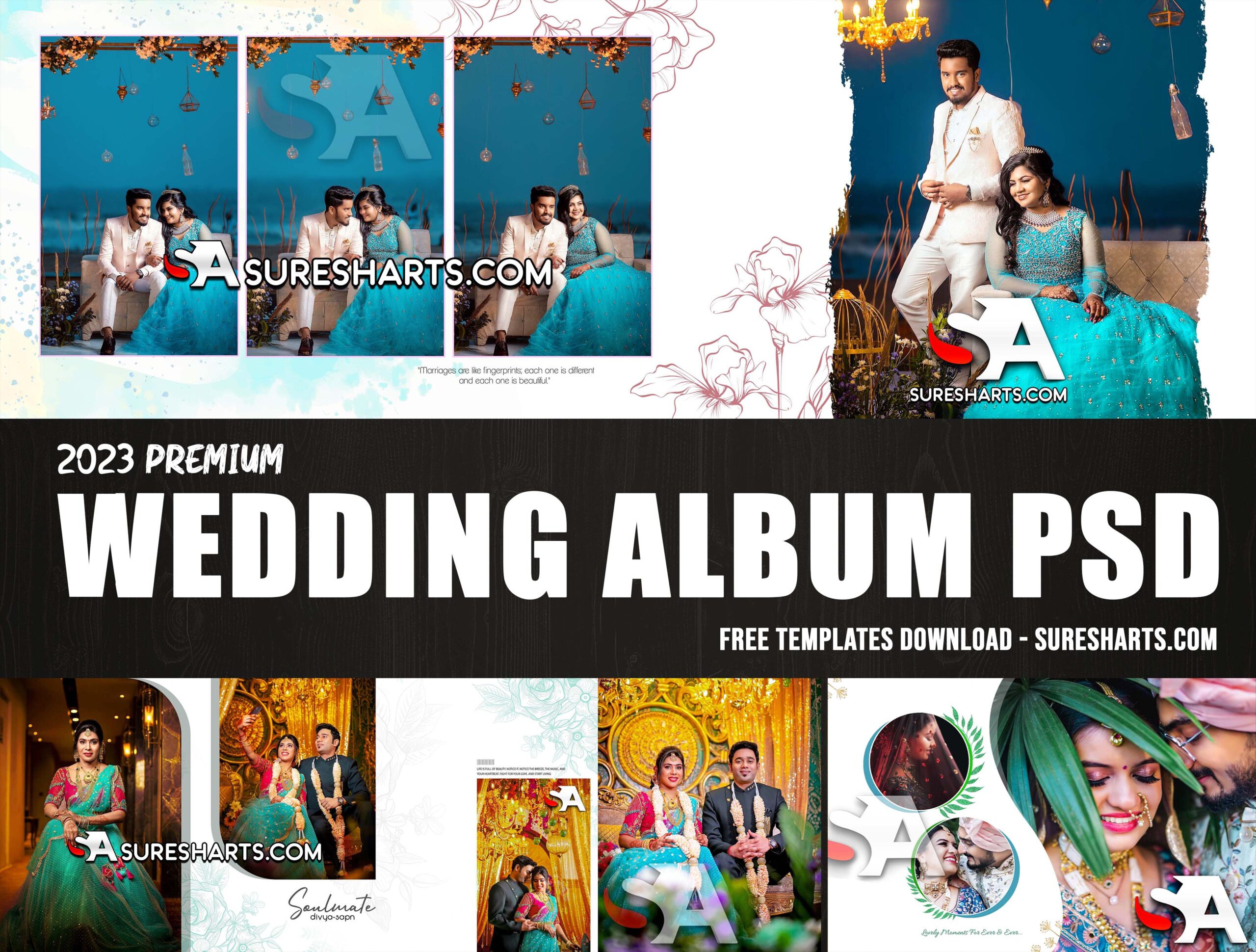 Best Wedding Album PSD Templates – Free
