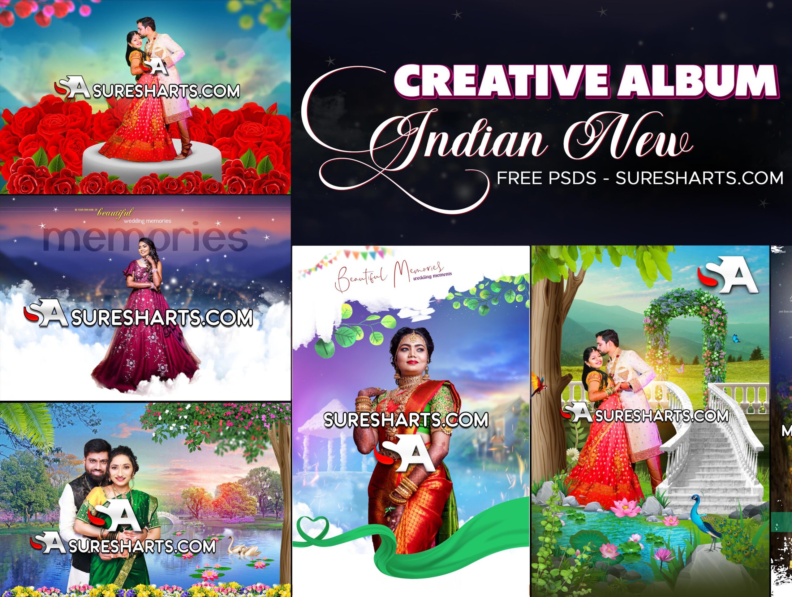 New HD Album PSD Creations – Download