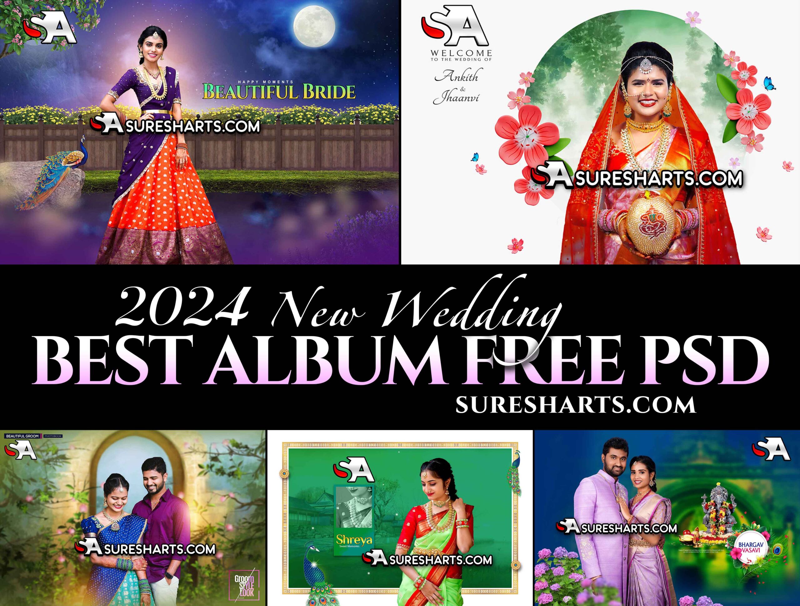 Free Wedding Album PSD Download