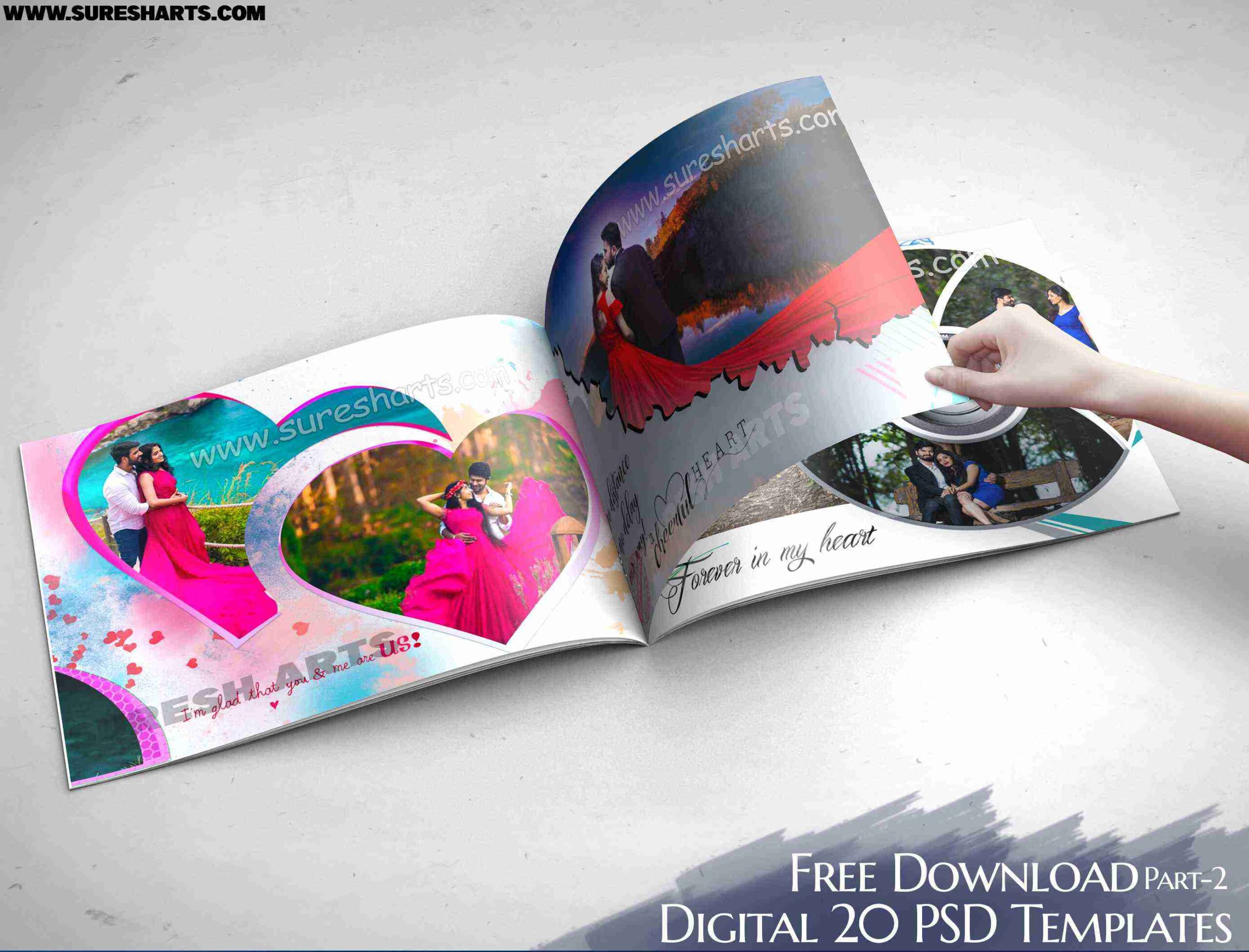 Pre-Wedding Templates [20 Free Full PSD Files] Digital PSD’S -Part{2}